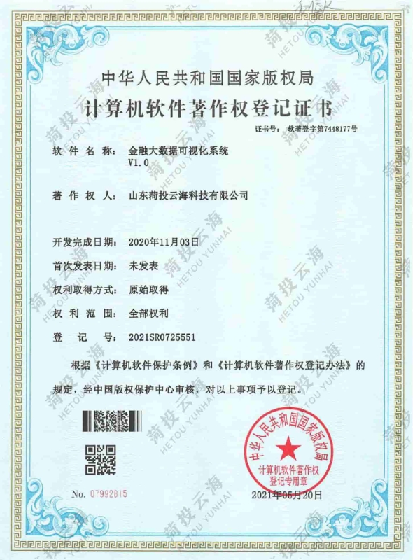 金融大數據可視化系統 V1.0